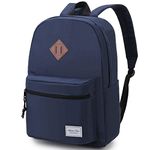 School Backpack, Chase Chic Casual Backpack Unisex Classic Lightweight Rucksack Travel Backpack Fits 15.6 Inch Laptop, Blue, Medium