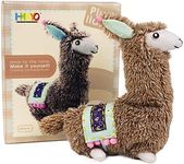 HKKYO Sewing Kits for Kids 8-12, Arts and Crafts for Kids Ages 8-12, Llama Sewing Kit for Kids, Make Your Own Stuffed Animal Kit, Alpaca Craft Sewing Kit, DIY Plush Craft Supplies