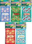 Dr. Stinky's Scratch N Sniff Stickers 5-Pack- Marshmallow Hamburger Cola Fresh Bread Baby Powder 135 stickers (Series 4)