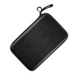 BEAUTIFABLE Ping Pong Paddles Case,Hard Table Tennis Paddle Bag Table Tennis Bat Cover Paddle EVA Bag Ping Pong Cases Zip Pocket Package Hold 2 Paddles & 6 Balls