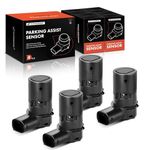 A-Premium 4-PC Rear Reverse Backup Parking Aid Assist Sensor Compatible with Select Ford, Lincoln & Mercury Models - F150 F250 F350 F450 F550 Super Duty, Explorer, Escape, Navigator, Mariner