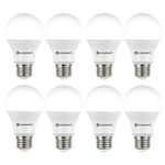 EcoSmart LED Dimmable 75-Watt Daylight Light Bulb, 1155-Lumen, 5000K, A19, E26 Base, 8 Bulbs