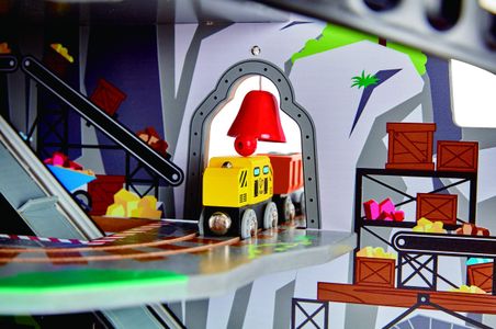 Hape Mighty Mountain Mine Wooden Train Set – Multi-Level Play