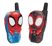 VTech Spidey and His Amazing Friends: Spidey-Sense Walkie-Talkies, Official Character Walkie Talkies, Features Spidey & Spin, Child-Safe, Up to 200m Range, For Kids 3, 4, 5+ Years, English Version