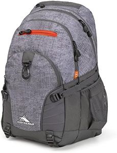 High Sierra Loop Backpack, Woolly Weave/Mercury/Crimson, One Size, Loop Backpack