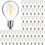 100 Pack G40 Light Bulbs 1w LED Glo