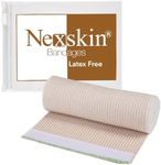 Premium Elastic Bandage Wrap (6” Wide, 1 Pack) - Nexskin Latex Free Athletic/Medical Compression Bandages Hook & Loop Fasteners at Both Ends - Lifetime Washable & Reusable Bandages