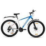 ROADGIANT Legacy 29T| MTB | Aluminum Alloy Frame Bicycle | Dual Disc Brakes | 21 Speed Shimano| Front Suspension | Unisex |for All-Terrain Riding (Blue White)