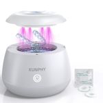 KUNPHY Ultrasonic Retainer Cleaner Machine, 48kHz Ultrasonic Cleaner for Dentures, U-V Light, Dental Pod for Retainer, Dentures, Aligners, Mouth Guards, Night Guards, Toothbrush Heads, Whitening Trays