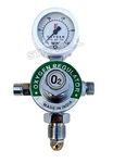 STEPWELL Single Gauge Single Stage Medical Oxygen (O2) Gas Regulator (MOX Regulator) for hospitals, clinics & home use (Without PI Connector)