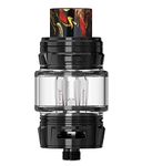 TVDC Horizontech Falcon King Tank, Top-Refill, Better Flavor and Longer Lifespan, 2ml Cartridge No Nicotine [Black]