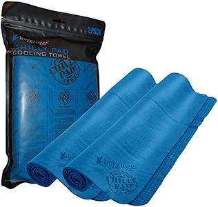 FROGG TOGGS Chilly Pad Cooling Towels, 2 Pack, 33" x 13", Blue - 2 Pack