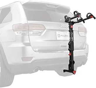 Allen Sports Premier Locking Quick Release 2-Bike Carrier for 2 in. & 1 4 in. Hitch, Model QR525, Black