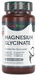 Natural Magnesium Glycinate 500mg Premium Quality Ideal Strength 100 Vegan Capsules Highest Bioavailability