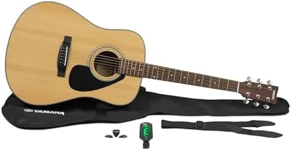 Yamaha GigMaker Standard Acoustic Guitar w/ Gig Bag, Tuner, Strap and Picks - Natural