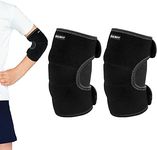 EULANT Kids Elbow Pad, Breathable & Adjustable Elbow Brace for Girls Boys Youth Teenagers, Protective Elbow Sleeve for Volleyball Football Cycling Dance Baseball Hockey Skateboarding Crawling Black M