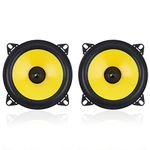 2pcs 4 inch 10CM 60W 2-Way Full Range Frequency Car Audio Stereo Speaker Car Speaker Automobile Loudspeaker