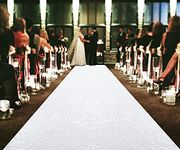 Sequin Aisles Floor Runner-4Ftx20Ft White Wedding Aisle Runner Sequin Aisle Runners for Weddings 20FT LongÃ‚ RunnerÃ‚ Rug DoorÃ‚ RunnerÃ‚ Rug White CarpetÃ‚ RunnersÃ‚ forÃ‚ Hallway