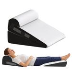 CareFoam 3-Piece Orthopedic Bed Wedge Pillow Set – India's First & Only 10-in-1 Multi-Positional Design for Sleeping, Reading & Leg Elevation – High-Density Memory Foam for Acid Reflux, GERD, Snoring