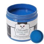 Colorantic | SUMMER STORM Chalk Paint Based for Furniture DIY| NAVY BLUE Home Decor Painting (16 oz, Summer Storm)