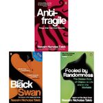 The Black Swan: The Impact of the Highly Improbable+Fooled by Randomness: The Hidden Role of Chance in Life and in the Markets+Antifragile: Things that Gain from Disorder(Set of 3books)