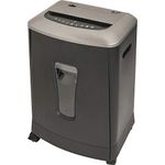 Business Source 6-gallon Bin Cross-cut Shredder - Non-continuous Shredder - Cross Cut - 16 Per Pass - for shredding Paper, Staples, CD, DVD, Credit Card - P-3 - 8.88" Throat - 10 Minute Run Time - 30