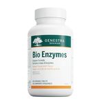 Genestra Brands Bio Enzymes - Digestive Aid Supplement - Complete Multienzyme Complex - With Amylase & Bromelain - Peppermint Flavour - 100 Chewable Tablets