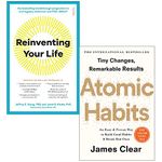 Reinventing Your Life By Jeffrey E. Young, Janet S. Klosko & Atomic Habits By James Clear 2 Books Collection Set