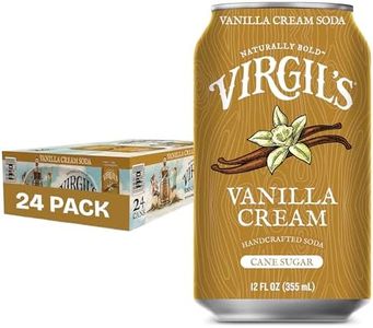 Virgil's Naturally Bold Handcrafted Vanilla Cream Soda, Pack of 24 (12 fl. oz. Can each) - Cream Soda made with Cane Sugar for a Decadent, Creamy Taste - No Added Artificial Flavors or Preservatives