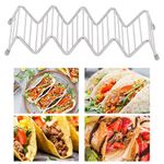 Matfa Taco Holder Stand Set, Taco Holder Stainless Steel Taco Racks for Baking and Grill Safe ( Only Stand Holder )