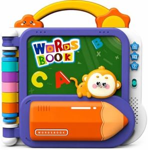 Interactive Toddler Books with Touch Control Sound Pages | Learning Modes & Melodies | Musical Books for Kids | Educational Toys for Boys & Girls | Letters, Colors, Shapes, Numbers Sound Busy Book