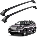 Richeer Roof Rack Cross Bars Fit for 2014-2019 Highlander XLE Limited & SE Models with Side Rails,Aluminum Cross Bar for Cargo Racks Rooftop Luggage Canoe Kayak Bicycle Roof Bag