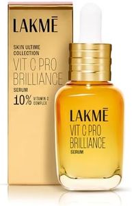 Lakme Vit C Brillance Serum, 10% Vit C Complex, Glass Skin in 21 Days, Tighter Brighter Skin, 30ml