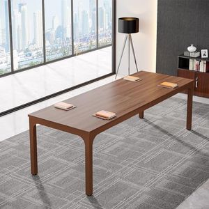 Tribesigns 6.5FT Conference Table, 78.7 Inche Rectangle Meeting Seminar Table, Large Business Tables for 6-8 People (Only Table)