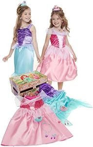 Disney Princess Ariel & Aurora Dress up Trunk Pretend Play Toys