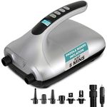 20PSI High Pressure SUP Electric Air Pump, Dual Stage Inflation Paddle Board Pump for Inflatable Stand Up Paddle Boards, Boats, Kayak,12V DC Car Connector- by SereneLife