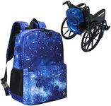 Fenrici Adaptive Backpack for Girls, Boys for All Abilities and Ages; Wheelchair Backpack with Adaptive Design; Perfect for Travel, School, and Everyday Adventure, Blue Galaxy