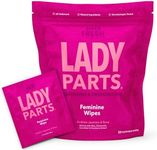 Lady Parts Feminine Wipes - Flushable Wet Wipe for Women - pH Optimized for Privates, Body, Booty, & Face - Good for Travel & Intimate Areas - Stay Fresh & Clean - 20 Wipes