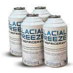 Tectonic Glacial Freeze R290 Replacement r134a Refrigerant Cans | R290 Replacement r134a AC Recharge Freon | R290 Freon r134a Refrigerant Replacement | 134a Refrigerant 4 Cans (r134a, 4 Cans)