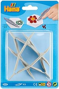 Hama - Confezione da 3 pinze per perline da stirare - Creativo 4904 Bianco