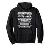 Christmas Funny For Brother From Sister I Am A Lucky Brother Pullover Hoodie