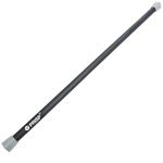 PRISP Weighted Exercise Workout Bar - Total Body Weight Bar for Home Gym, Fitness, Yoga and Strength Training