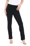 kraftd Bootcut Yoga Pants Women Trousers High Waist Workout Bootleg Work Pants for Tall Regular Short Ladies Black