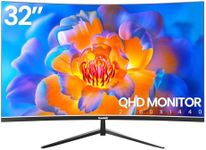 Gawfolk 32 inch Curved Monitor QHD 