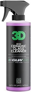 3D SiO2 Ceramic Glass Cleaner, GLW Series | Water & Rain Repellent | All-Weather Protective Ceramic Glass Cleaner | Safe for Tinted, Non-Tinted Windows & Mirrors | DIY Car Detailing | 16 oz