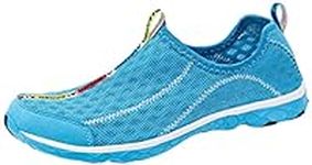 ALEADER Men's Mesh Slip On Water Shoes Blue 8.5 D(M) US