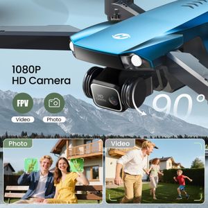 Holy Stone HS290 Foldable Drone – 1080P HD Camera, RC Quadcopter, 2 Batteries, Blue