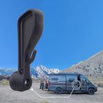 OpenGlass Van Mods - Dodge Ram ProMaster Van Sliding Door Handle Upgrade - All Years (2014-2023) - Long Handle, Ergonomic Finger Scoops & Hanging Hook - 1 min Install, Virtually Indestructible