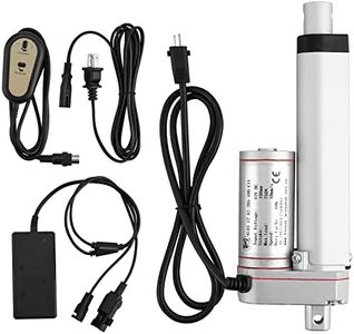 Justech 100mm 4-inch 750N Actuator Heavy Duty Linear Actuator Motor DC 12V with Plug, Transformer and Switch for Car Electric Door Opener Industrial Agricultural Machinery Vessels Cargo Medical Window