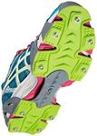 STABILicers Run Traction Cleats for Running on Snow and Ice, Grey/Green, Small (1 Pair)